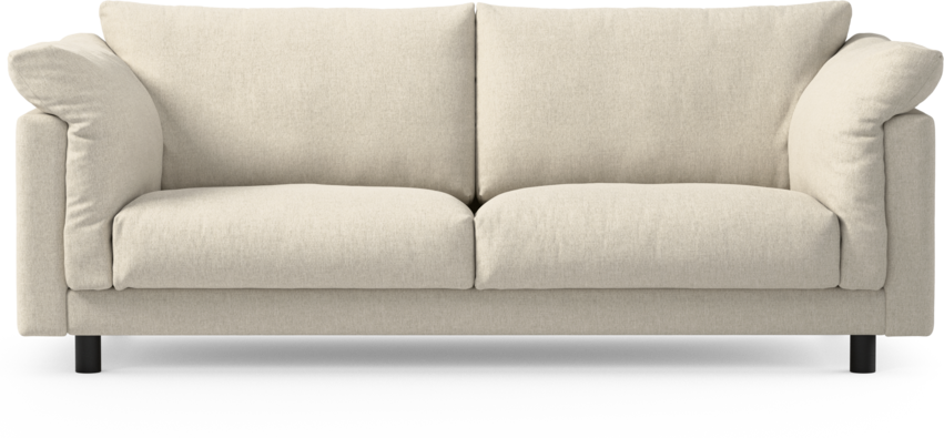 Cherrie - 2,5-sits soffa, fast klädsel - Beige