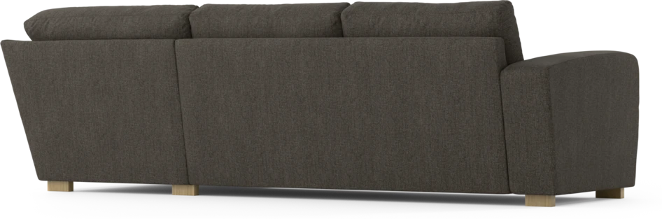 Friday - 2,5-sits soffa med divan höger - Brun