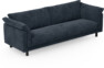 Cherrie - 4-sits soffa, hel dyna, fast klädsel - Blå