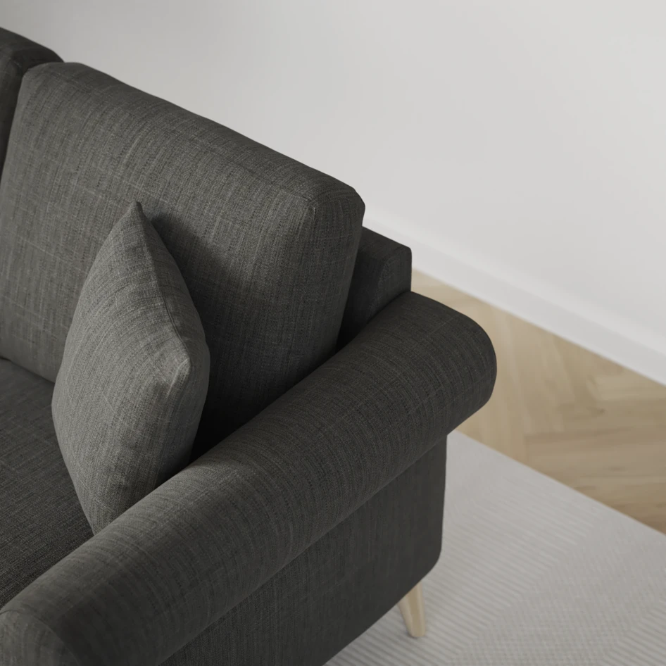 Eden - 3-sits soffa - Grå