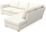 Friday - 2,5-sits soffa med divan höger - Vit
