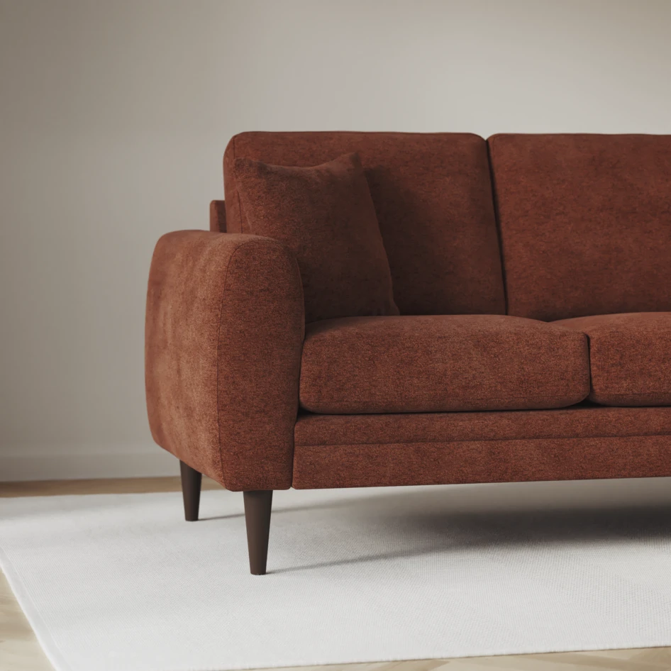 Eden - 3-sits soffa - Orange