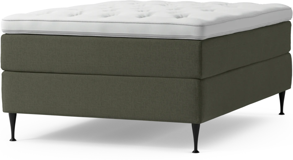 Delux Dream - Kontinentalsäng, enkelsäng 140 cm med bäddmadrass och sängben