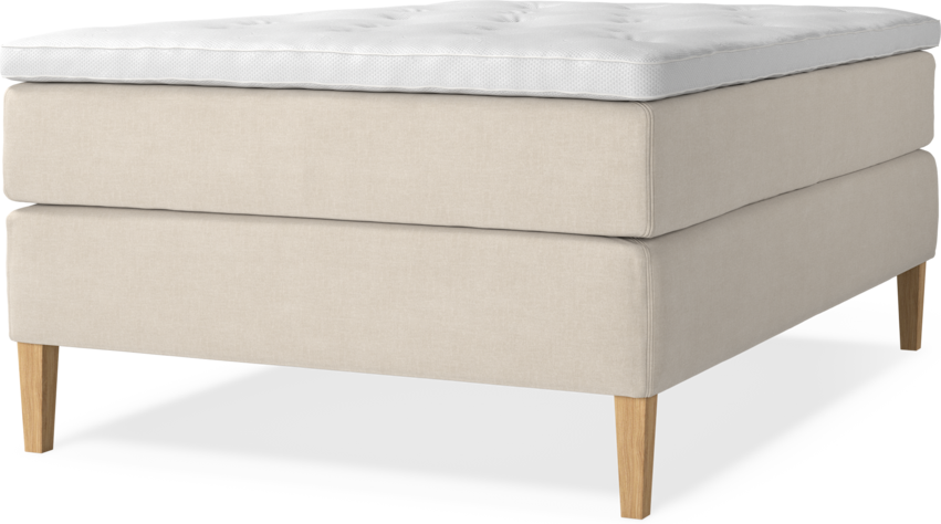Delux Exclusive - Kontinentalsäng, enkelsäng 140 cm med bäddmadrass