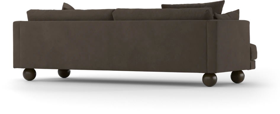 Harper - 4-sits soffa - Brun