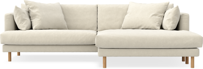 Harper - 4-sits med schäslong XL höger - Beige
