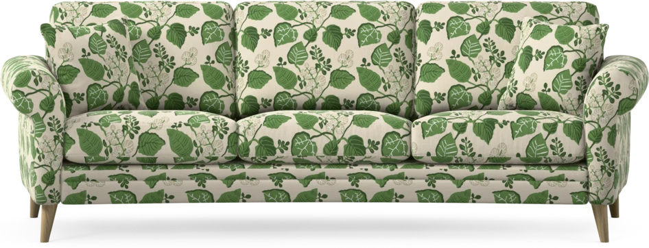 Eden - 3-sits soffa svängd - Flerfärgad