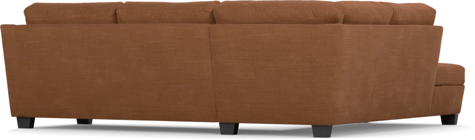 Friday - 2,5-sits soffa med divan vänster - Orange