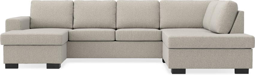 Nevada - 3-sits soffa med schäslong vänster och divan höger - Beige