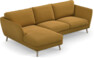 Madison Lux - 2-sits soffa med schäslong vänster - Gul