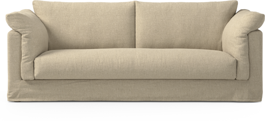 Cherrie Klädsel - 2,5-sits soffa, hel dyna - Beige