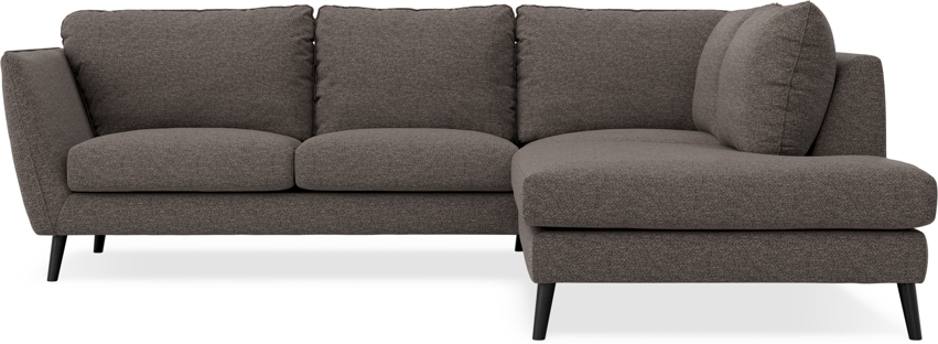 Madison - 2-sits soffa med divan höger - Grå