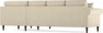 Eden - Hörnsoffa, 3+1-sits - Beige