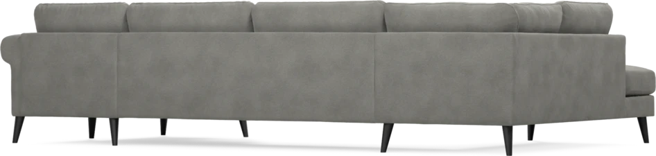 Bridge - 3-sits soffa med divan vänster och schäslong höger - Grå