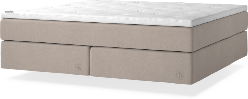 Cape Farewell Exclusive - Kontinentalsäng, dubbelsäng med svävande utseende - Beige