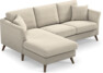 Eden - 2-sits soffa med schäslong - Beige