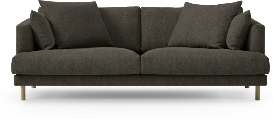 Harper - 3-sits soffa - Brun