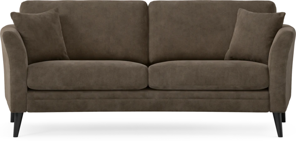 Eden - 2,5-sits soffa svängd - Brun