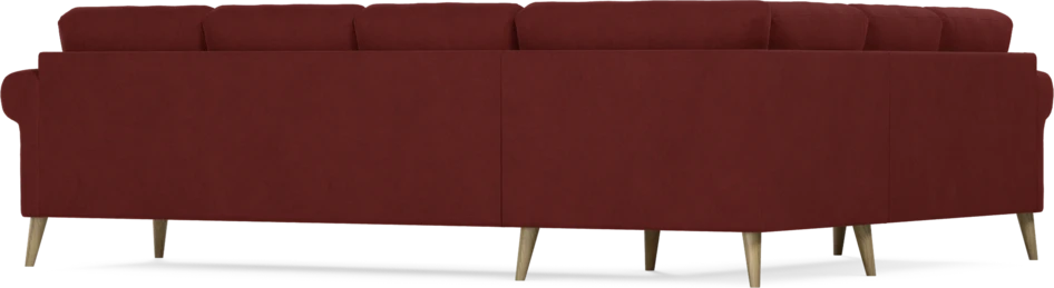 Eden - Hörnsoffa, 2+3-sits - Röd