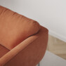 Madison - 3-sits soffa med divan vänster - Orange
