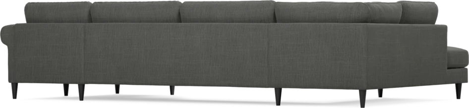 Bridge - 3-sits soffa med divan vänster och schäslong höger - Grå