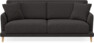 Macy Lux - 3-sits soffa - Svart