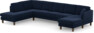 Eden - 3-sits soffa med divan vänster och schäslong höger - Blå