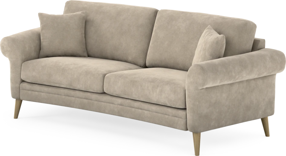 Eden - 2,5-sits soffa svängd - Beige