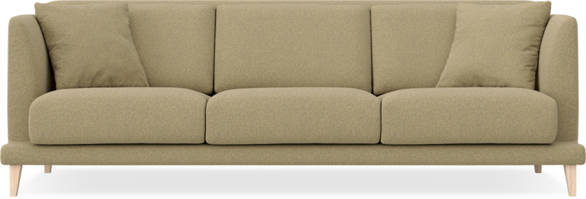 Macy Lux - 3-sits soffa XL - Gul