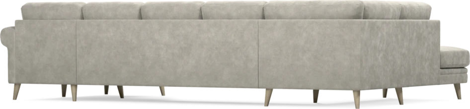 Eden - 3-sits soffa med divan vänster och schäslong höger - Grå