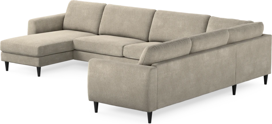 Bridge - Hörnsoffa, 3+2-sits med schäslong vänster - Beige