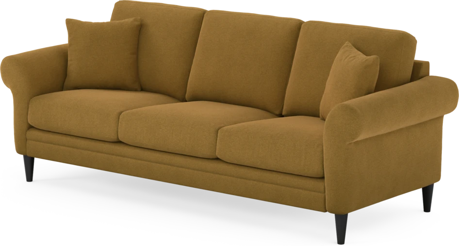 Eden - 3-sits soffa - Gul