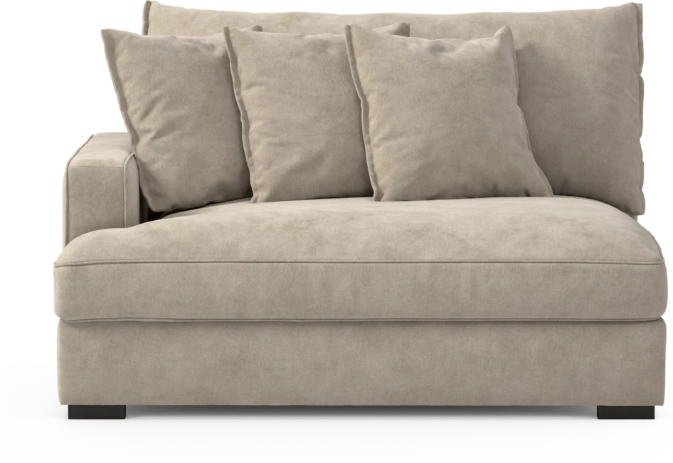 Rossi - 2-sits med armstöd vänster - Beige