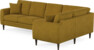 Eden - Hörnsoffa, 3+1-sits - Gul