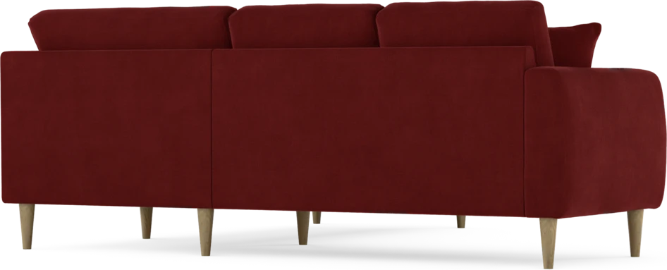 Eden - Hörnsoffa, 2+2-sits - Röd