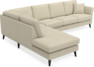 Eden - 3-sits soffa med divan - Beige