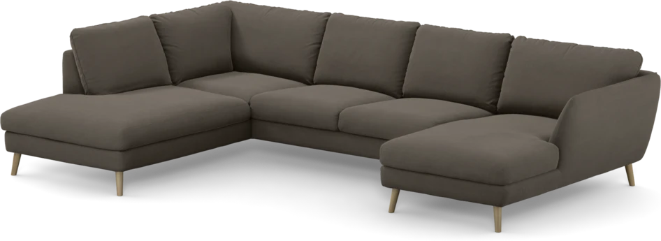 Madison - 2-sits soffa med divan vänster och schäslong höger - Beige