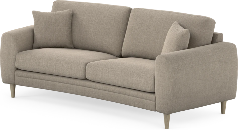 Eden - 2,5-sits soffa svängd - Beige