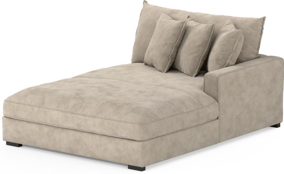 Rossi - Schäslong XL höger - Beige