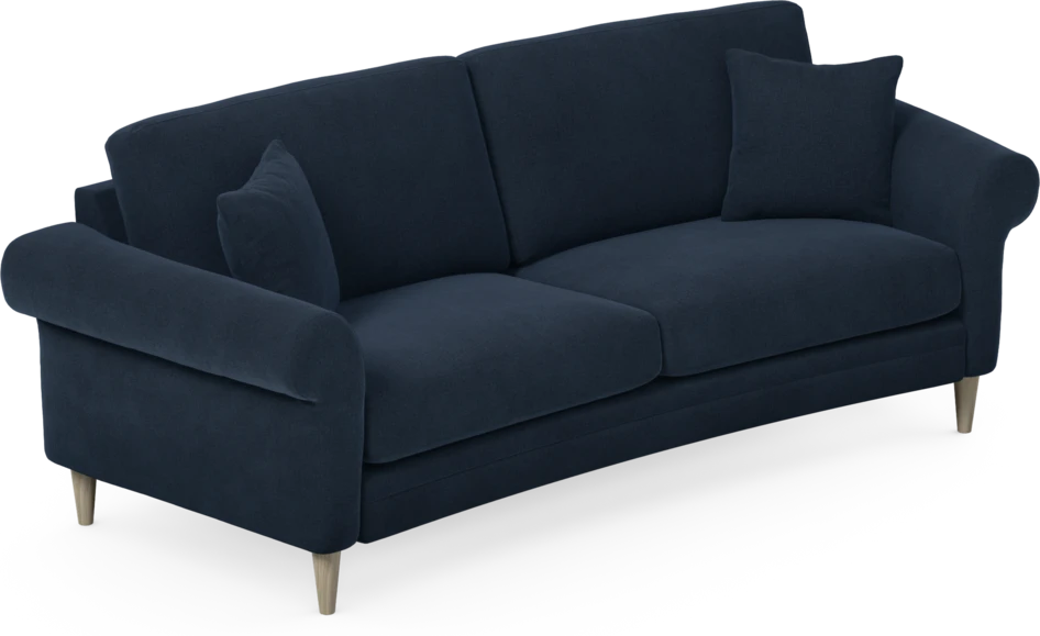 Eden - 2,5-sits soffa svängd - Blå