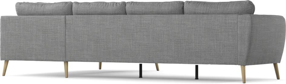 County - 3-sits soffa med divan höger - Grå