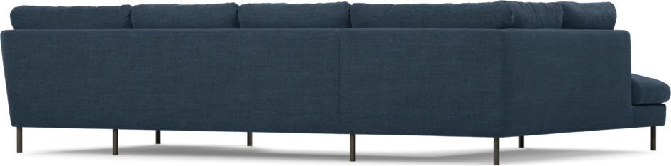 Madison - 2-sits soffa med divan vänster och schäslong höger - Blå