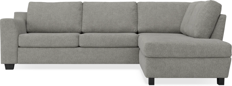 Friday - 2,5-sits soffa med divan höger - Grå