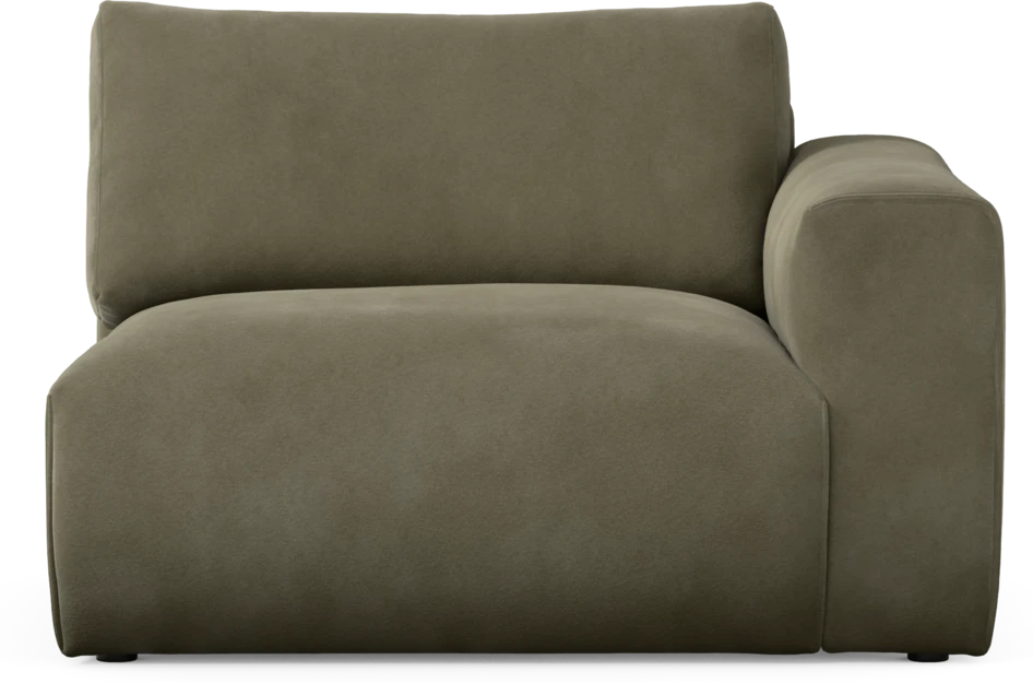 Free - 1,5-sits med armstöd höger - Grön