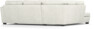 Friday - 2,5-sits soffa med divan vänster - Vit