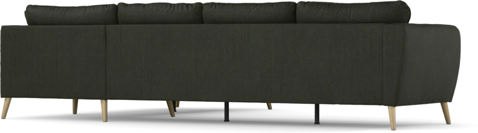 County - Hörnsoffa, 3+2-sits - Grön