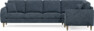 Eden - Hörnsoffa, 3+1-sits - Blå