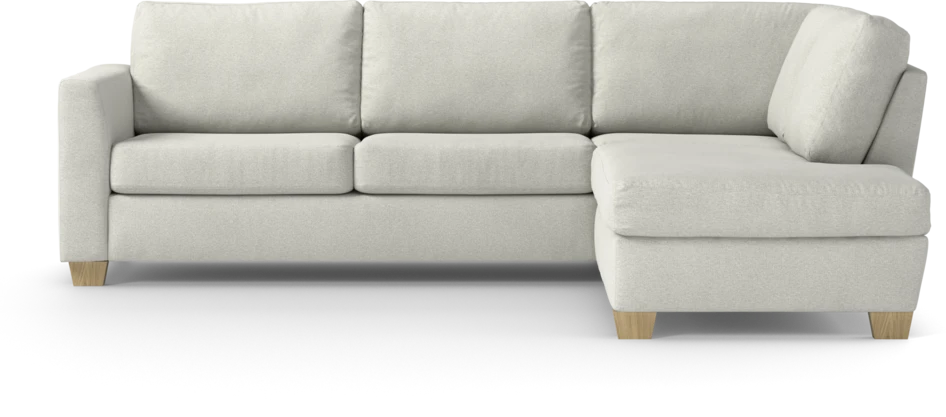 Friday - 2,5-sits soffa med divan höger - Vit