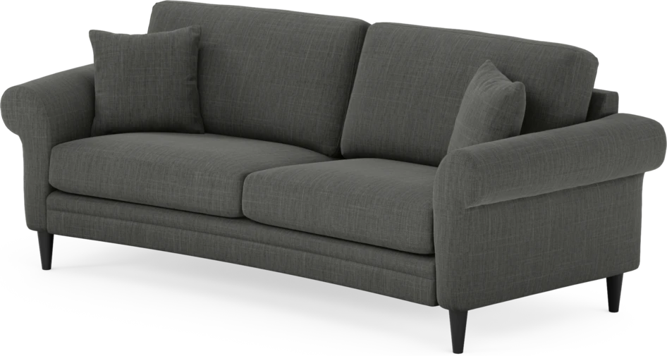 Eden - 2,5-sits soffa svängd - Grå