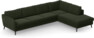 County - 3-sits soffa med divan höger - Grön